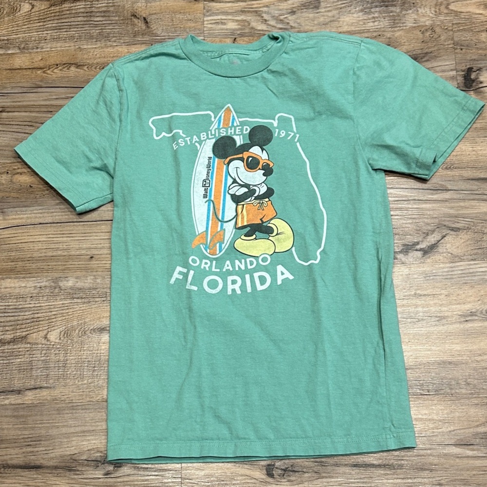 Disney Green T-Shirt with Mickey